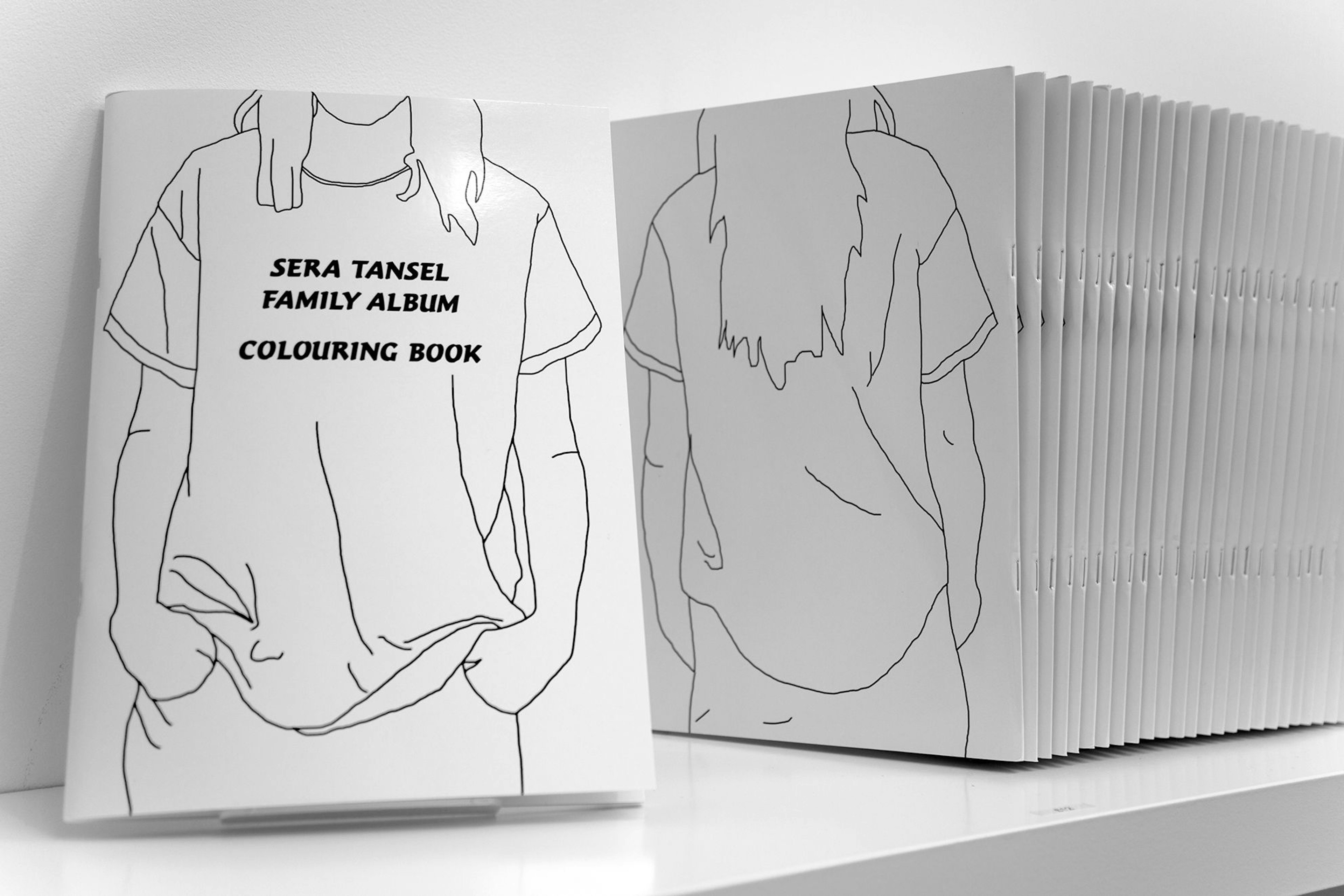 Cover, Sera Tansel Family Album Colouring Book